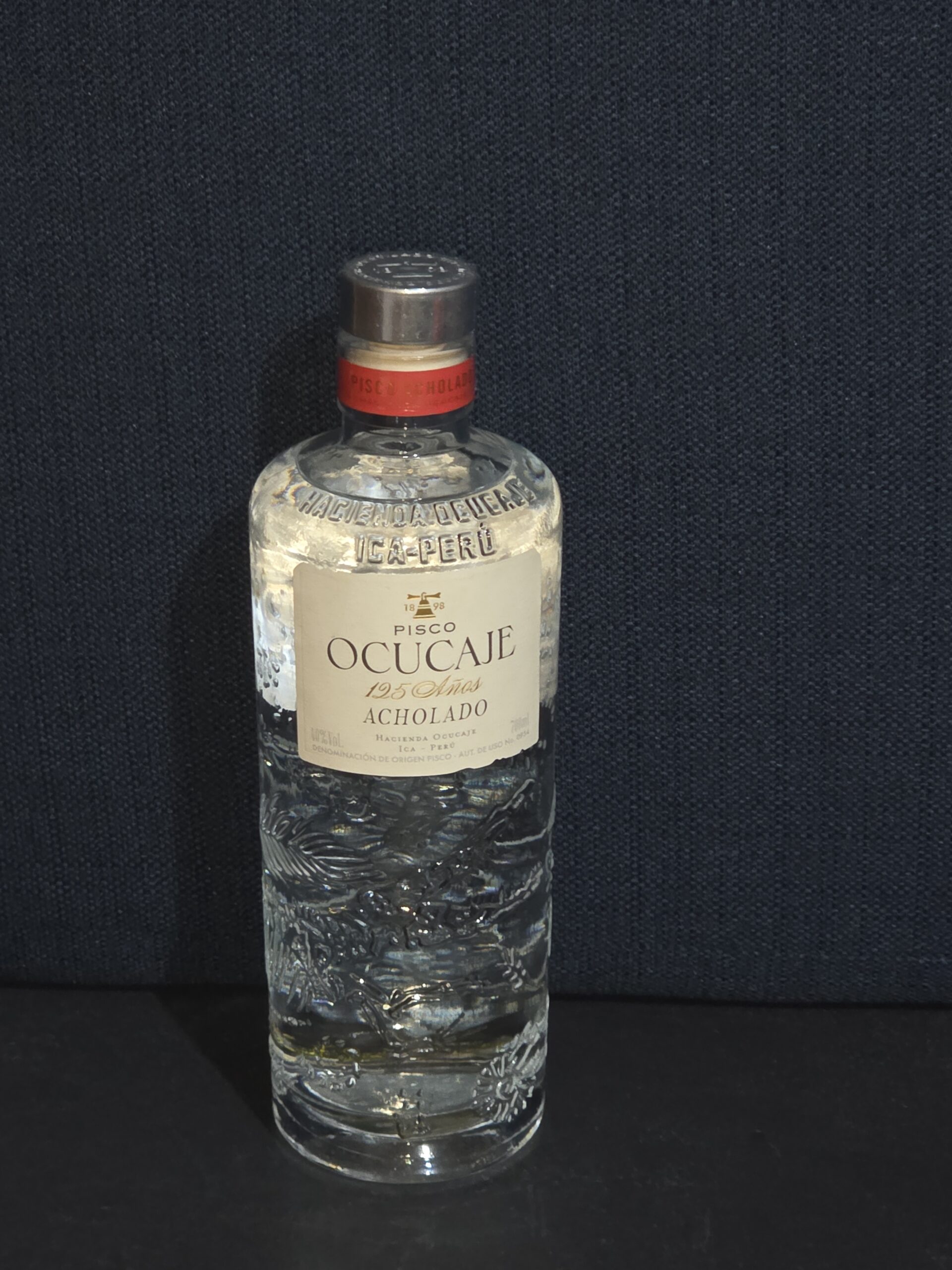 PISCO 125 AÑOS ACHOLADO  X 700 ML