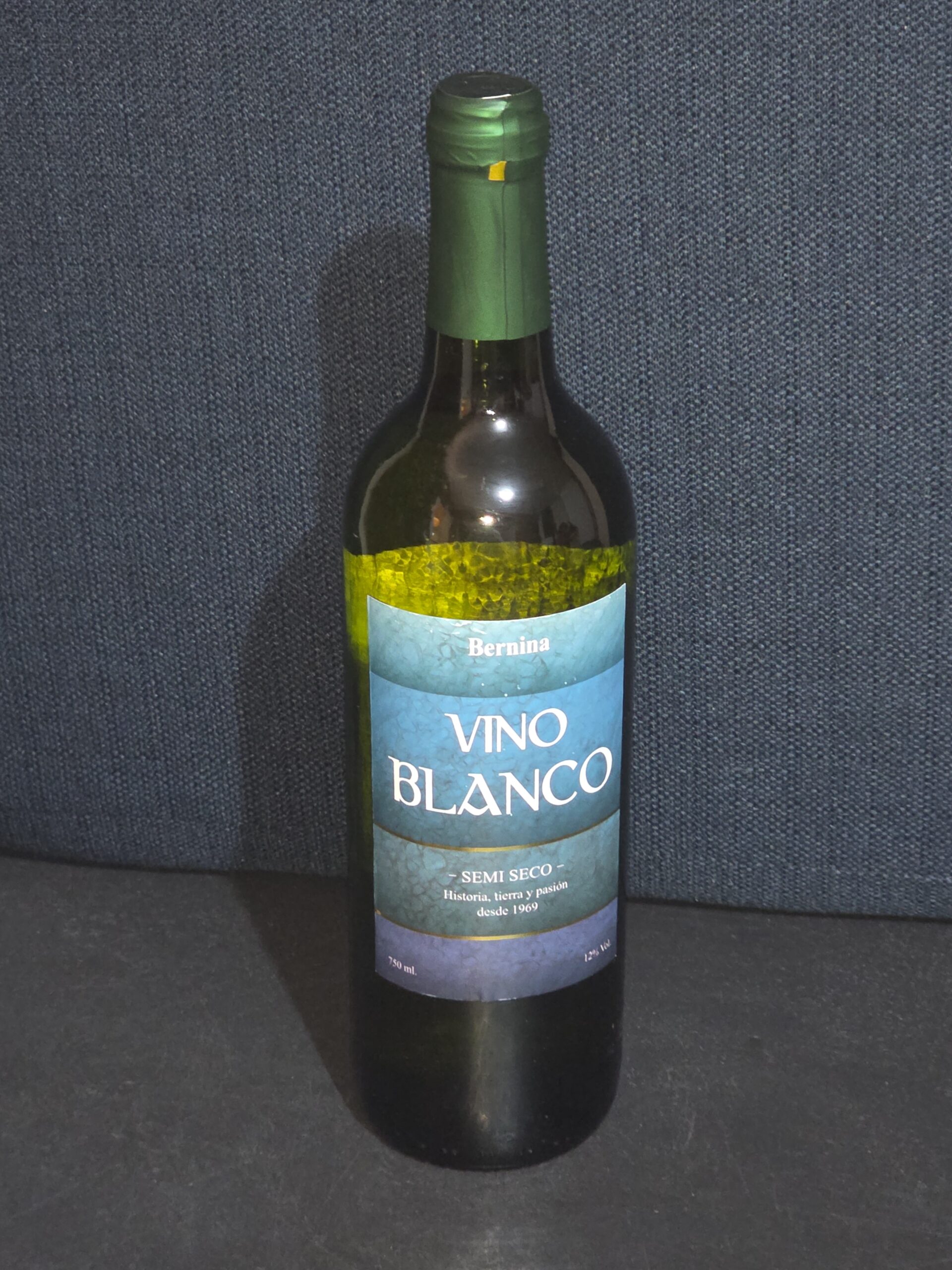VINO BLANCO SEMI SECO BERNINA X 750 ML