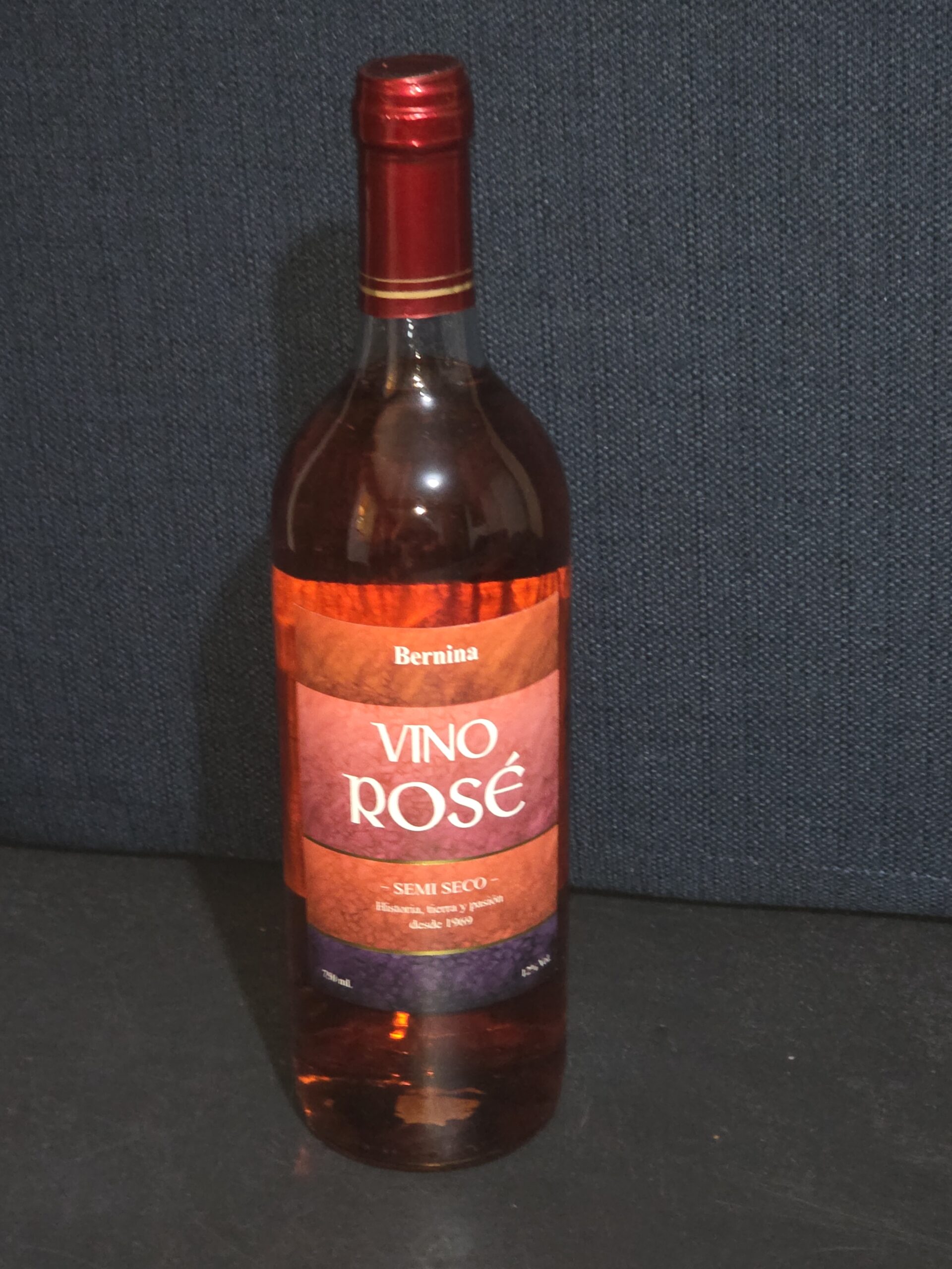 VINO ROSE BERNINA X 750 ML
