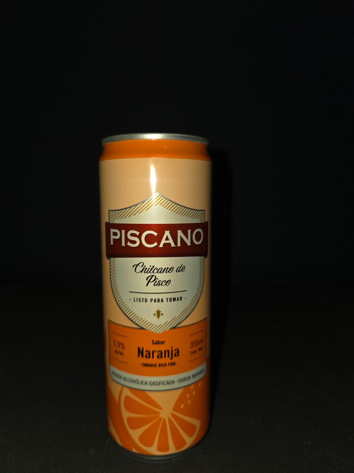 PISCANO NARANJA  LATA X 355 ML