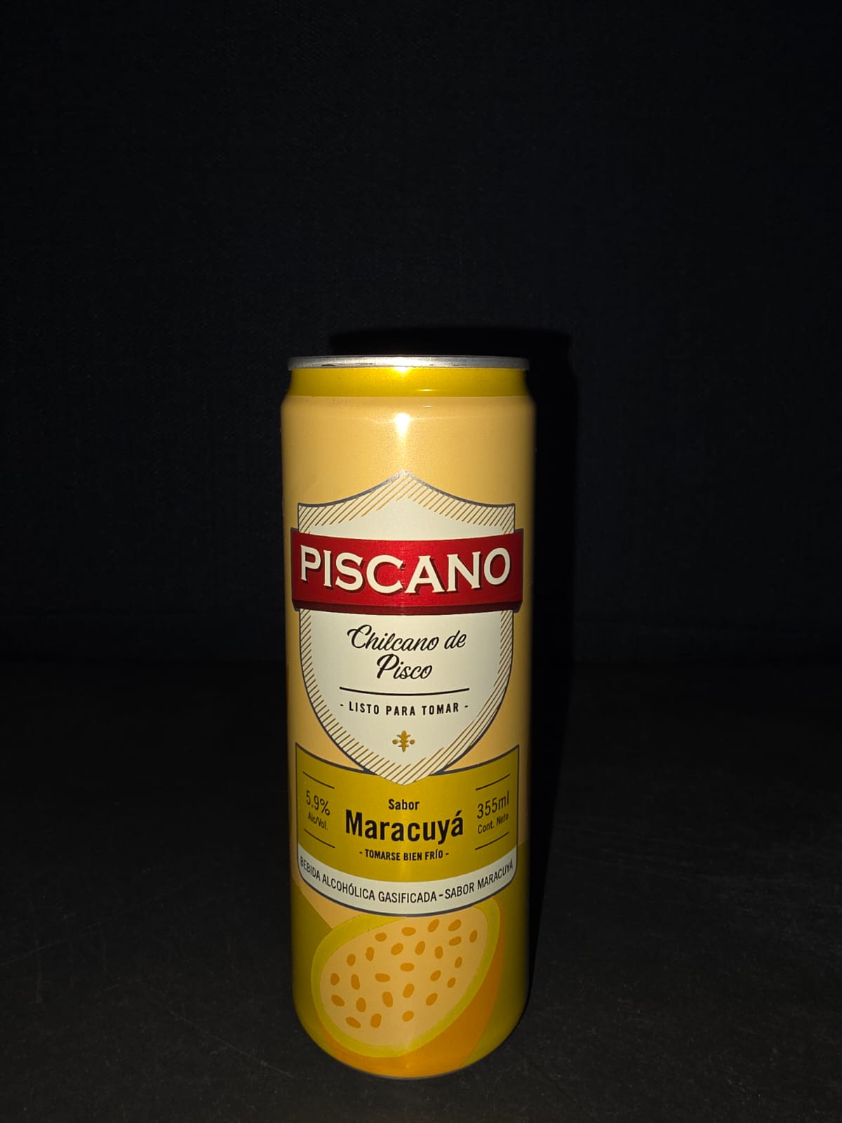 PISCANO MARACUYA EN LATA 355 ML