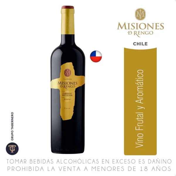 Vino Tinto MISIONES DE RENGO Reserva Cabernet