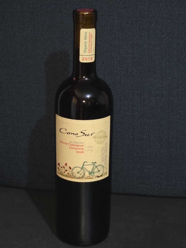 VINO CONO SUR ORGANICO CABERNET SAUVIGNON 2018 X 750 ML