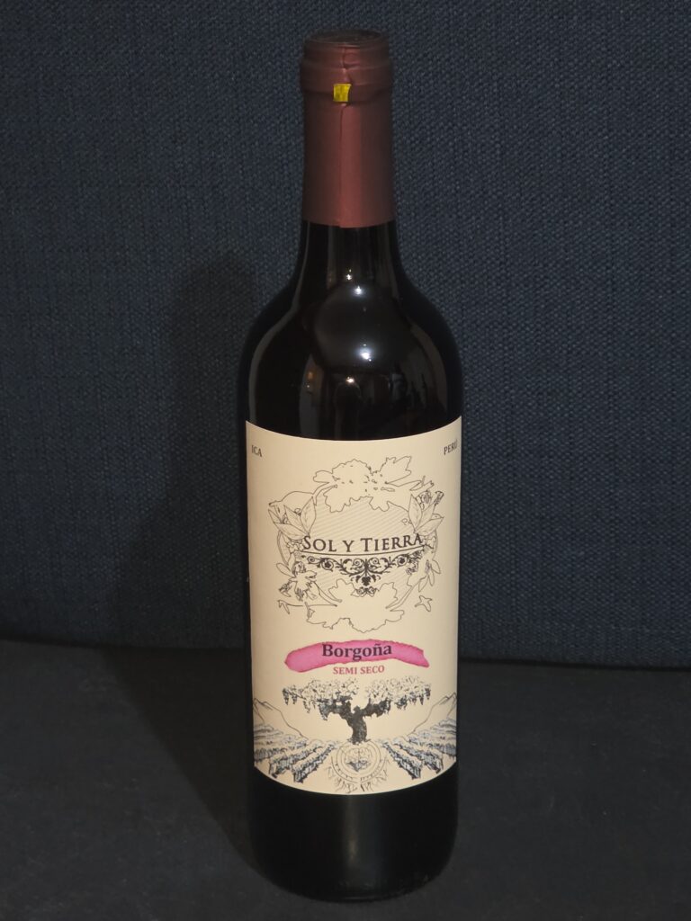 VINO SOL Y TIERRA BORGOÑA SEMI SECO X 750 ML