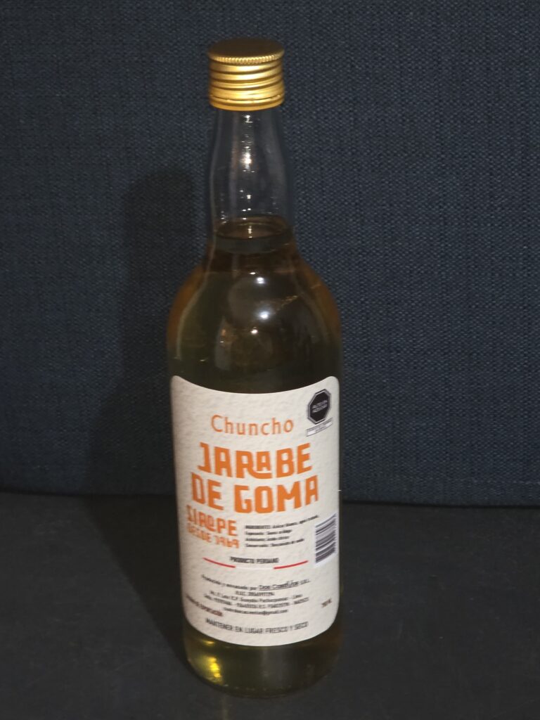 JARABE DE GOMA CHUNCHO X 750 ML VIDRIO