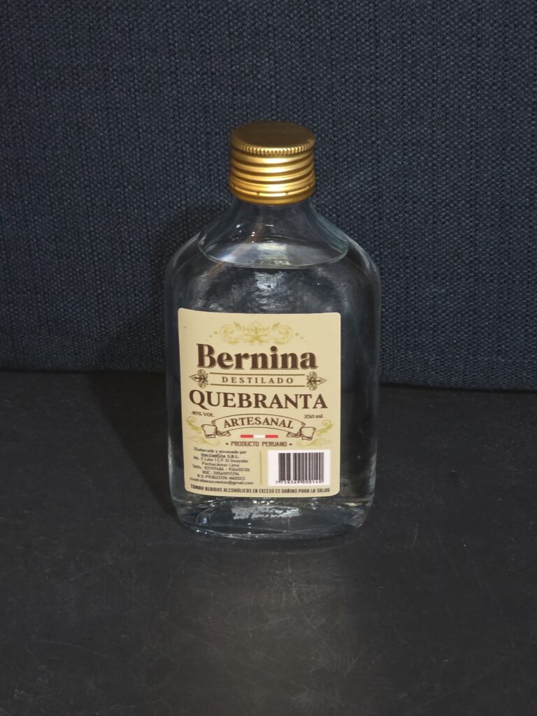 DESTILADO QUEBRANTA BERNINA X 250 ML