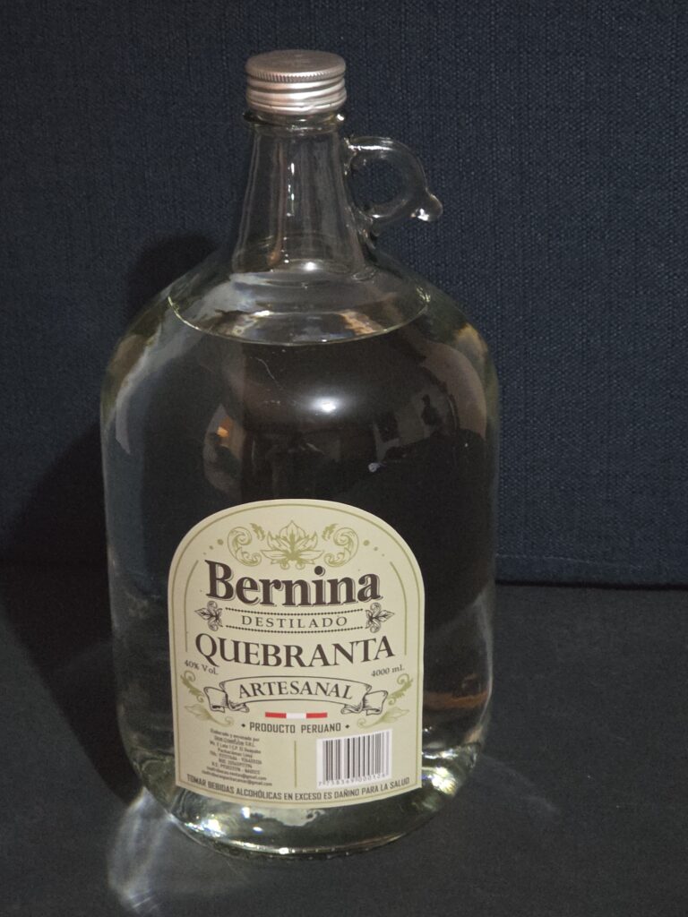 DESTILADO QUEBRANTA BERNINA X 4 LTS