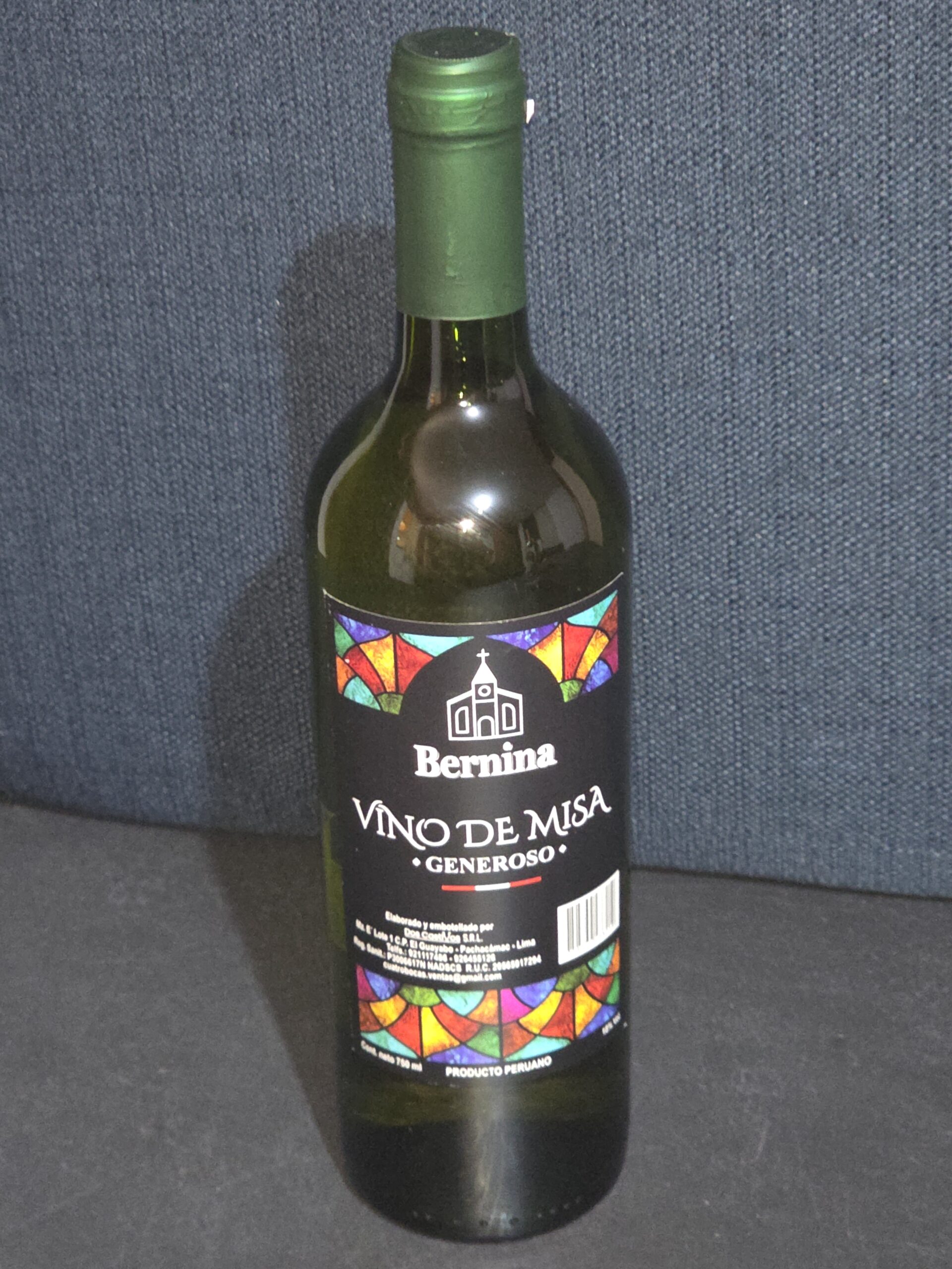 VINO DE MISA BERNINA X 750 ML